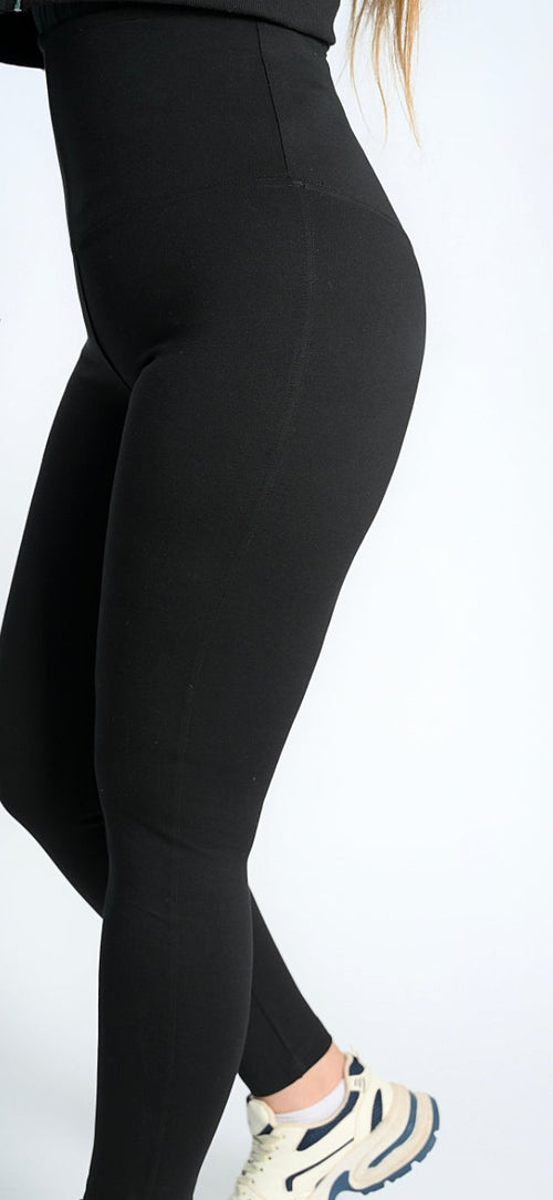 High-Waist Corset Skinny Leggings